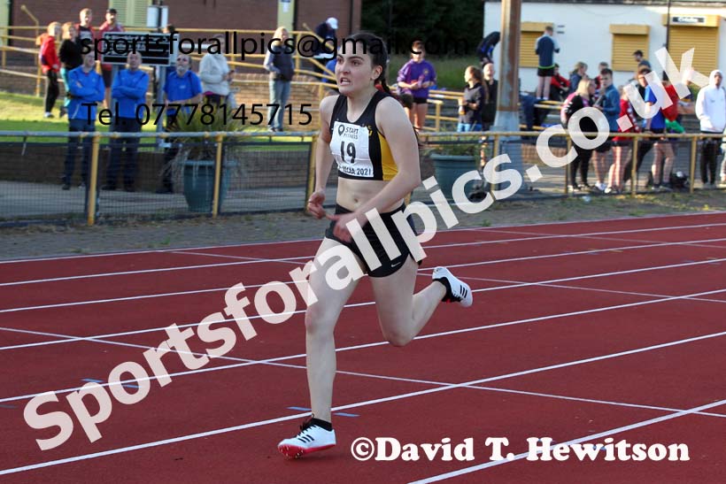 200 metres, 2021 North East Grand Prix No.4, Monkton, Wednesday, June 30th. Photo: David T. Hewitson/Sports for All Pics